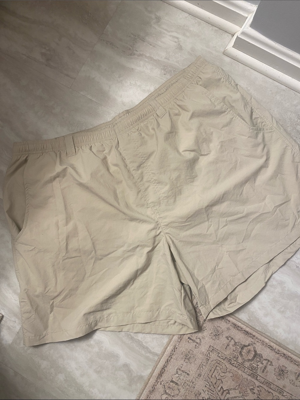 Columbia Men Omni-Shade Light Tan PFG Fishing Shorts